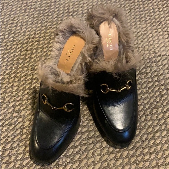 GUCCI Princetown Faux Fur Heels | Sizes: 39.5 - Picture 3 of 5
